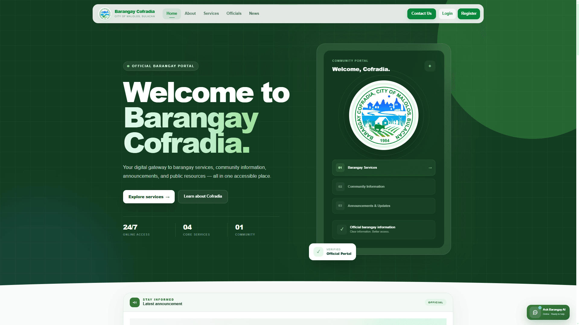 Barangay Cofradia project preview